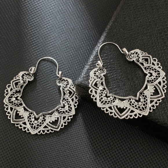 3/$30 Silver Boho Earrings - Picture 2 of 7